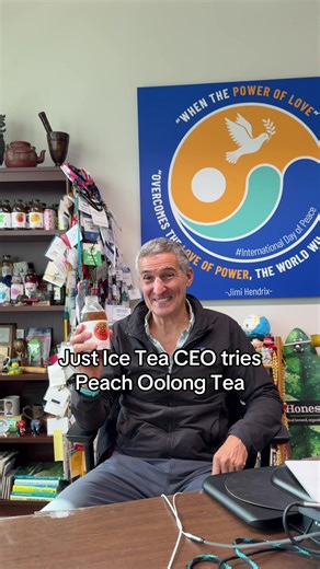 Seth Goldman Tries Peach Oolong Tea at McDonald's