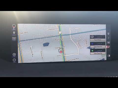 How to Remove or Add Split Screen in the Lexus Navigation Screen