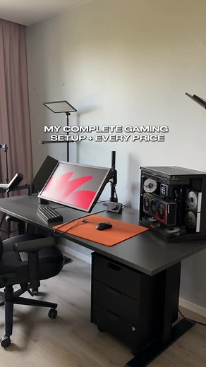 My complete gaming setup with the price of every single item. What's your favorite part? #pcsetup #fyp #pcgamer #recomendation #techtock