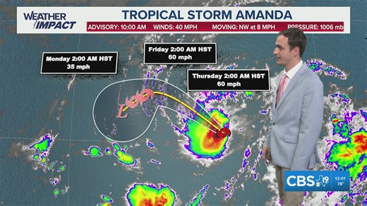 Tropical Storm Amanda becomes first named storm of the Pacific hurricane season