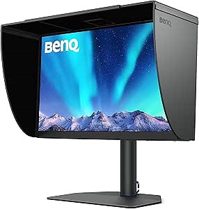 BenQ SW272Q 27-inch 2K 90W USB-C Photographer Monitor, 99% Adobe RGB, 98% DCI-P3/Display P3, Nano Matte Panel with TUV Anti-Reflection Certification, 1.07 Billion Colors, 16 bit 3D LUT, HDR