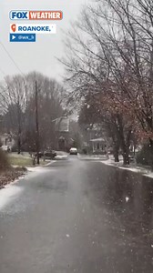 4K views · 63 reactions | SNOW FALLING IN VA ❄️ Big flakes are falling in southwest Virginia on Sunday evening as snow is forecast overnight into Monday. A state of emergency is underway as a major winter storm approaches the Mid-Atlantic. | FOX Weather | Facebook