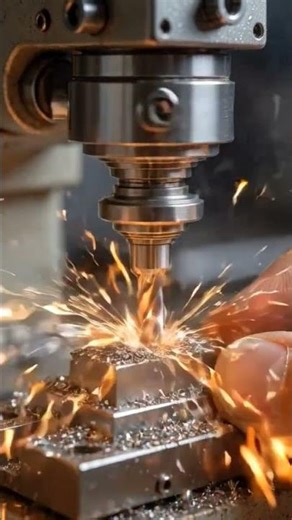 Mini Miniature Milling Machine - Cutting Real Metal Cube 😱