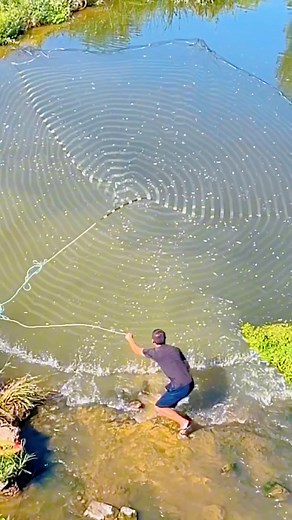 9.1K views · 56 reactions | How's this kind of net casting? | Tao Liu | Facebook