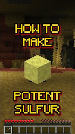 Minecraft: Potent Sulfur | NEW Powerful Sulfur Variant | Recipe 268