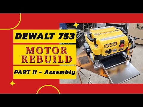 How to rebuild a Dewalt 735 Type 1 Motor - Part II