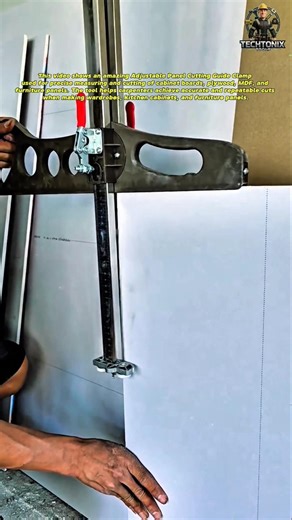 Amazing Adjustable Panel Cutting Guide Clamp | Perfect Cabinet Board Measuring Tool for Woodworking