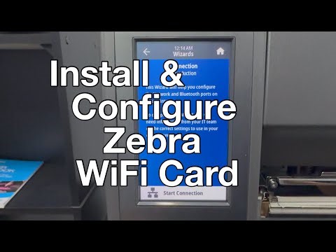Install and Configure WiFi on Zebra ZT411 Printer