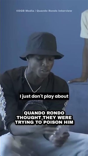 Quando Rondo Thought They Were Trying To Poison Him