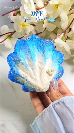 DIY Sea Shell Craft🦪✨ | Aesthetic Beach Decor | Easy DIY Idea #shorts