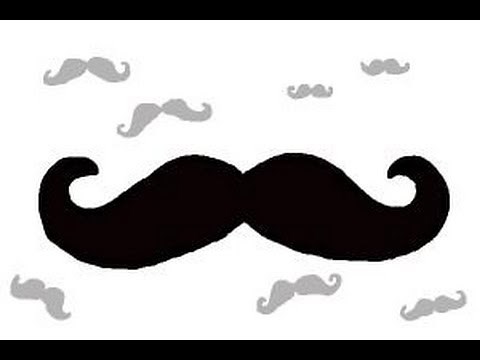 How to draw a mustache