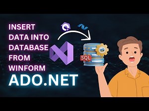 Insert User Registration Data into SQL Database From a C# WinForms | ADO.NET Tutorial.