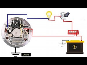 3 Wire Alternator Wiring Diagram | How to Connection 3 pin Alternator
