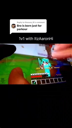 Responding to my haters 😏#minecraft #shorts #handcam #parkour #mcpeparkour #pvp #gaming #bedwars