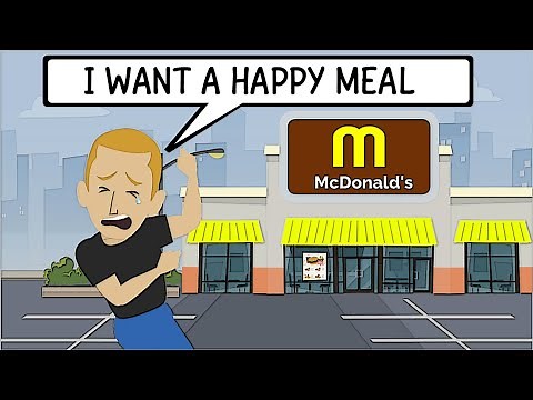 Childish Dad Misbehaves at McDonald's