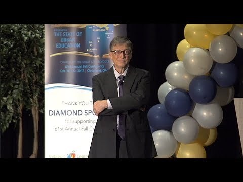 Bill Gates - Keynote speech at CGCS conference
