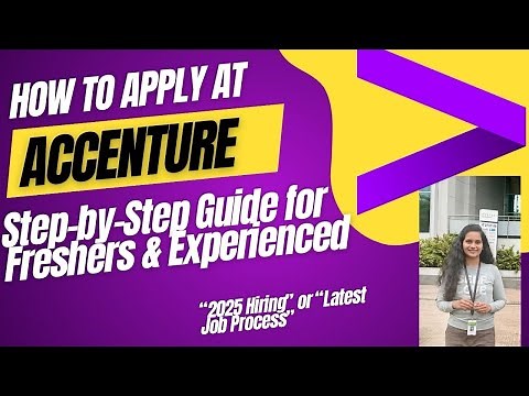How to Apply at Accenture (2025) | Step-by-Step Guide for Freshers & Experienced