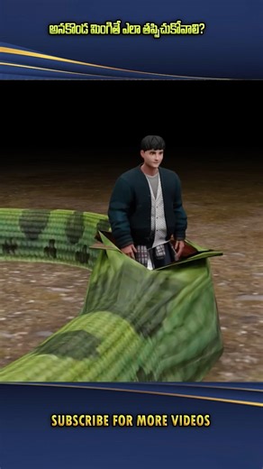 అనకొండ నుండి ఇలా కూడా బయటకు రావొచ్చ? #anaconda #anacondastory #shortsfeed #shorts #tuvisiontelugu