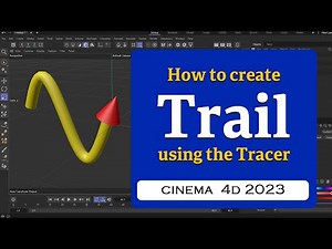 How to create a trail using the Tracer object in Cinema 4D 2023 @MaxonVFX ​