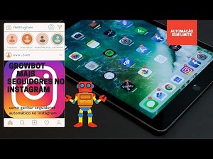 GrowBot como ganhar seguidores automático no Instagram.