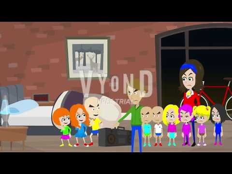 Caillou, Rosie and Daisy blast the Caillou theme song at 3 AM/Grounded