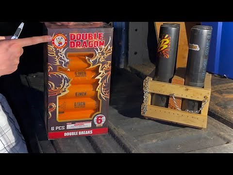 Double Dragon 6” Inch Canister Shells - Winda Fireworks