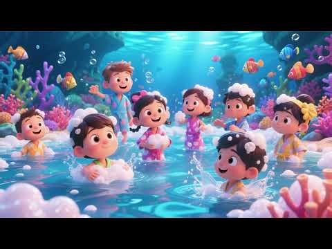 Bath Time Under the Sea 🐠🛁 | Fun Kids Song & Splashy Learning