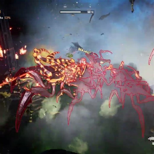 Low gravity flamethrowing Demolisher #gaming #starshiptroopersextermination #rabidrabbit