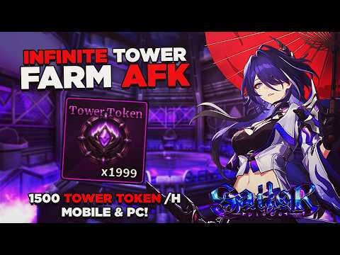 MELHOR FARM AFK da INFINITE TOWER no SAILOR PIECE do ROBLOX!
