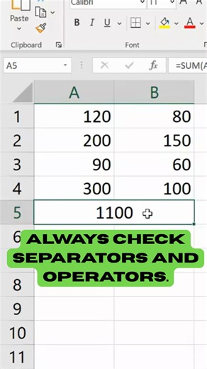 Solve the #NULL! error in your spreadsheet fast! ⚡ Learn why it happens and how to fix it in Excel or WPS Office. 💡 Tip: Check your ranges and separators carefully! #SpreadsheetTips #exceltips #wpsoffice #FixErrors | Lance System