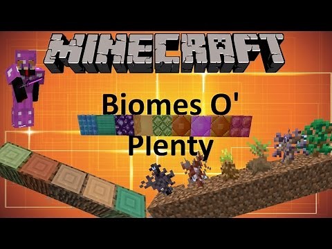 BIOMES O' PLENTY MOD - MINECRAFT 1.12.2 (MOD SHOWCASE)