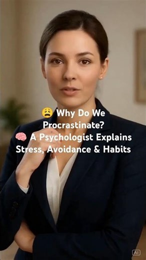 Why We Procrastinate - A Psychologist Explains the Real Causes | Stress, Avoidance, Habits