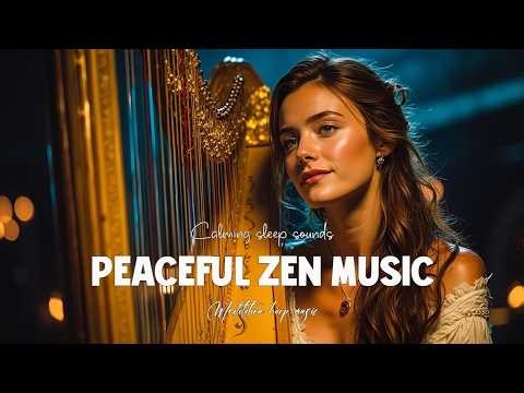 Gentle Harp Music for Prayer & Deep Relaxation & Peace - Healing Angelic Harp Melodies Soft