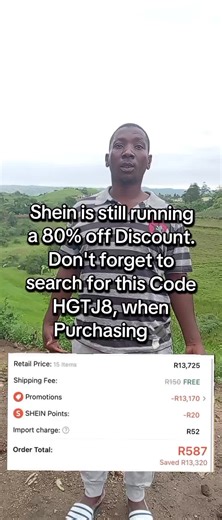 80% Off Shein Discount – Unlock Code HGTJ8