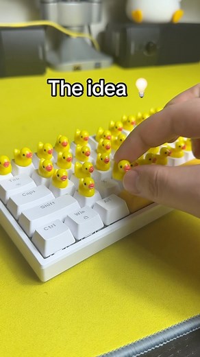 Duckeys™ on Instagram: "The best dang keyboard in all the land 🐤📈 Find this and other cuties over at Duckeys.com #Artisan #Artisankeycap #Artisankeycaps #Cherrymx #Customkeyboard #Customkeycap #Customkeycaps #Gamer #Gaming #Geekhack #Keyboards #Keycap #Keycaps #Mechanicalkeyboards #Mechkb #Mechkeyboard #Mechkeys #Pcgamer #Pcsetup #Thatclickyfeeling #funny #quack #duckeys #duck #office #fidgettoy"