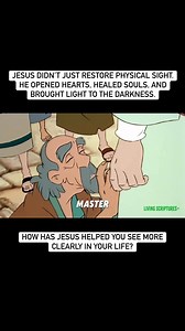👁️✨ “I was blind, and now I see.”Jesus didn’t just restore physical sight - He opened hearts, healed souls, and brought light to the darkness.💬 How has Jesus helped you see more clearly in your life?#JesusHeals #EyesOfFaith #LivingScripturesPlus #ComeUntoChrist #HealingInChrist #FaithOverFear #ChristianContent #JesusIsTheWay #SpiritualSight #BibleStories #WatchWithPurpose #ChristianInspiration #MiraclesOfJesus #HeLives #HopeInChrist | Living Scriptures
