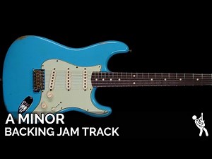 Spacey Fusion Guitar Backing Track in A Minor | 90 BPM