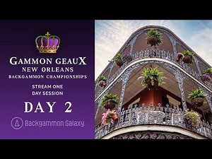 $1500 Super JP, Masters, & Womens Jackpots | Gammon Geaux New Orleans Backgammon Championships 2026