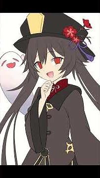 【原神描いてみた】胡桃#Shorts