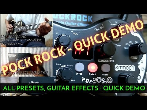 AMMOON POCKROCK | ALL PRESETS QUICK DEMO