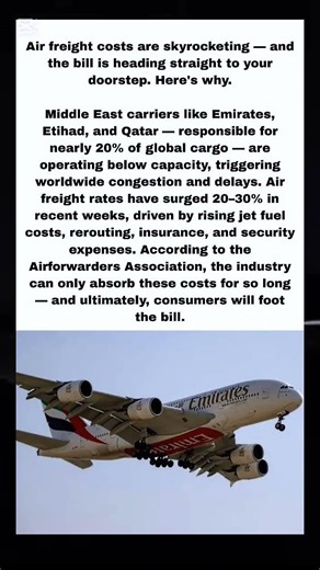 Why Your Next Package Could Cost More — The Air Cargo Crisis Explained