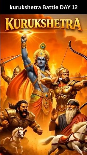The Greatest Battle of Mahabharata - Kurukshetra War Day 12 - Legends of Indian gods