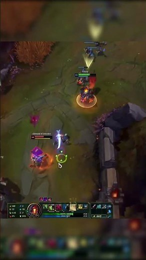 Warwick Top vs Shen 1vs1 - Outplayed - League of Legends #shorts