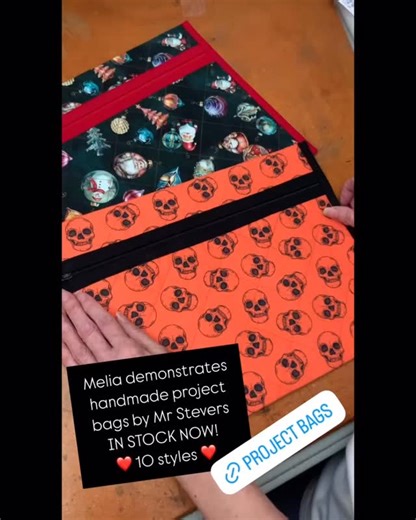 Limited number of project bags made by hand by @mrstevers link in bio #crossstitch #projectbag | Subversive Cross Stitch