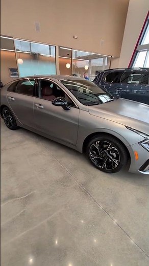 This 2026 Kia K5 GT-Line sure looks great in our new showroom! 😍 #kia #k5