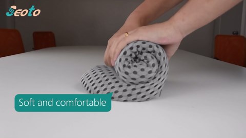 Lumbar Support Pillow for Office Chair, Memory Foam Lumbar Pillow for Lower Back Pain Relief (Grey)