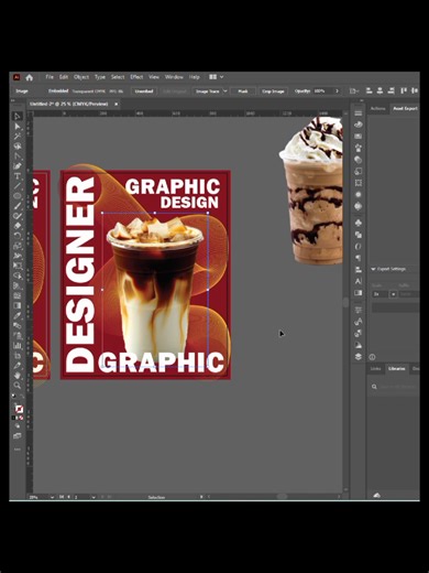 របៀធ្វើBackgrond 3D រាងសរសៃៗ #background #3D #design #illustrator #graphicdesign