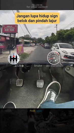 4.7K views · 156 reactions | Jangan lupa hidup lampu sign #tutorial #mobilmanual #viral #belajarmengemudi #drivingschool | Fadil Enok | Facebook