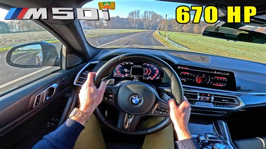 670HP BMW X6 M50i POV Drive + Exhaust Sound