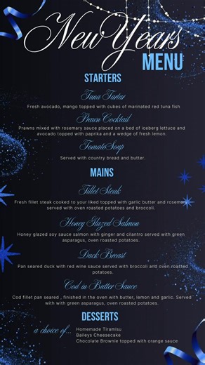 𝗪𝗜𝗟𝗟 𝗬𝗢𝗨 𝗕𝗘 𝗝𝗢𝗜𝗡𝗜𝗡𝗚 𝗨𝗦 𝗙𝗢𝗥 𝗡𝗬𝗘 𝗧𝗛𝗜𝗦 𝗬𝗘𝗔𝗥? 👀 … here’s what we have on offer! 😍 & it’s all for just 60€ per person… Including a beer or a glass of wine on arrival and a glass of cava to celebrate new year’s at 12:00! 🥂 DM to book your table before it’s too late 🖤 | Retro Bar & Restaurant